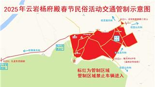 注意！除夕春节，杨府殿周边道路实施交通管制