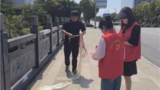 龙港市新城联合党委开展禁渔巡查暨文明宣传活动